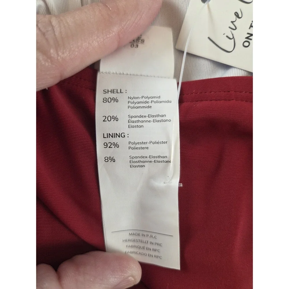 Cupshe One Piece Swim Bathing Suit Medium Red - Picture 5 of 5